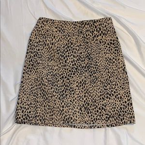 brandy melville cheetah skirt